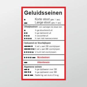 geluidseinen sticker