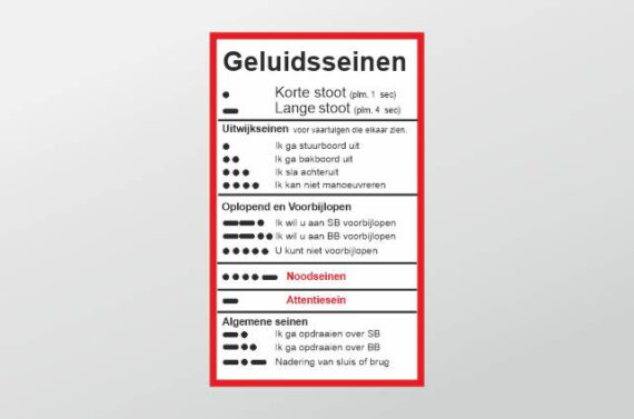 geluidseinen sticker